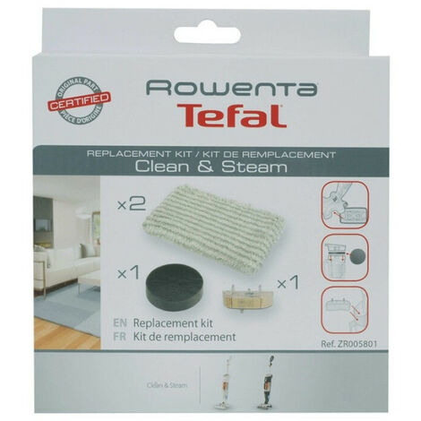 Kit de filtration  ZR005801 pour Nettoyeur vapeur ROWENTA , CLEAN & STEAM, STEAM POWER