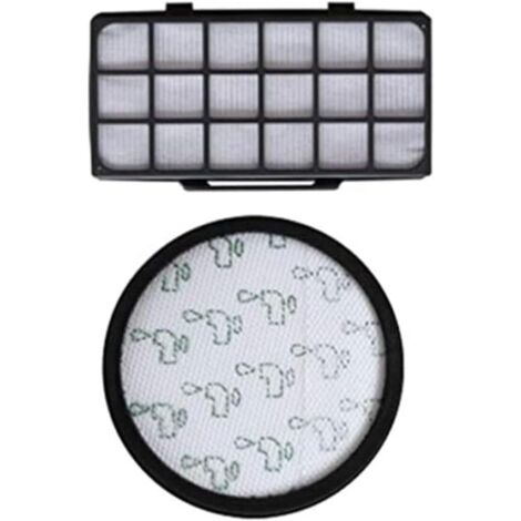 Kit de filtre 2 pièces pour X-Trem Power Cyclonic RO69XX，Silence Force Cyclonic RO72XX，XTrem Power Cyclonic RO72XX Kit d'aspiration pour aspirateur Accessoires de puissance compacts