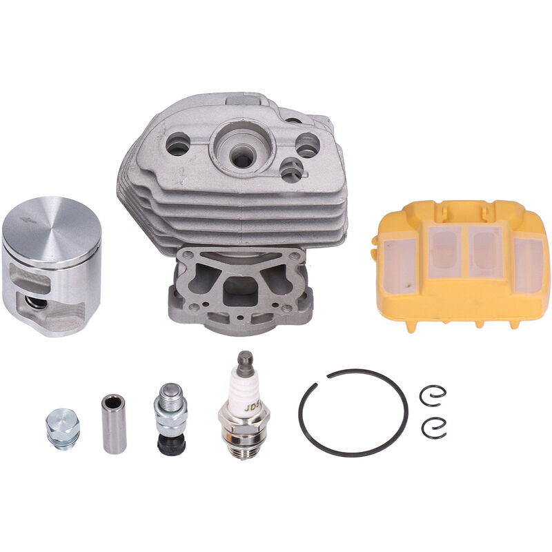 Eosnow - Kit piston-cylindre 43mm pour tronçonneuse Husqvarna 545/550XP et jonsered CC2252 - filtre à air - Inclut soupape et bougie