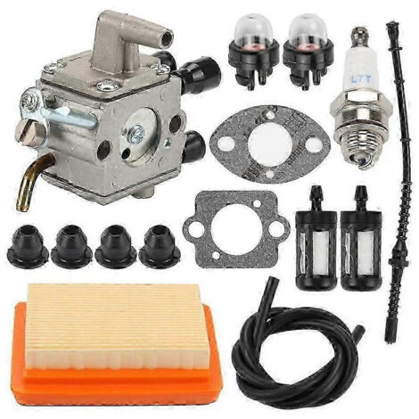 Kit de filtre à air de carburateur Stihl FS120/FS200/FS250/FS300/FS350/FR350/FR450/FR480 4134 12 de remplacementJSR-AquaForge