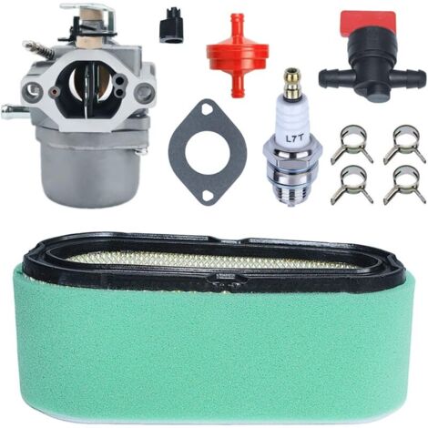 LONGZIMING Kit de Filtre à Air et Carburateur pour Briggs Stratton 699831 799226 496894 498027 284707 286707 799728 et Plus de Modèles, Air + Pré Filtre Double Filtration Accessoires 11 en 1