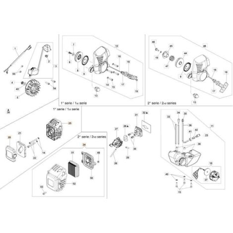 KIT DE FILTRE À AIR ORIGINAL EMAK 58070222