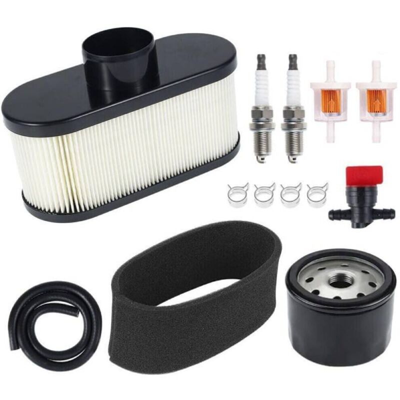 Sjqka - Kit de filtre à air pour tondeuse à gazon Kawasaki FR651V FR691V FR730V FS481V, filtre à huile 49065-7007 49065-0721 11013-0752