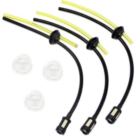 Kit de filtre à essence universel Joint de tuyau d'essence pour débroussailleuse tondeuse tondeuse débroussailleuse taille-haie élagueur