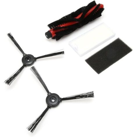 Kit de Filtre de Brosse Latérale Principale,Ensemble de Remplacement de Filtre de Brosse Latérale de Brosse Principale Adapté aux