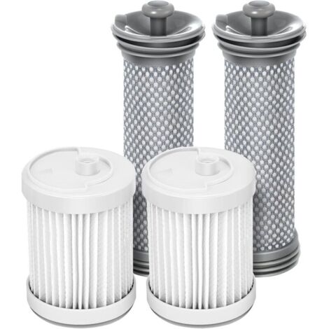 Kit de filtre de rechange compatible avec aspirateur sans fil Tineco A10/A11 Hero, A10/A11 Master Pure One S11, PWRHERO11 Snap, comprenant 2 pré-filtres et 2 filtres HEPA