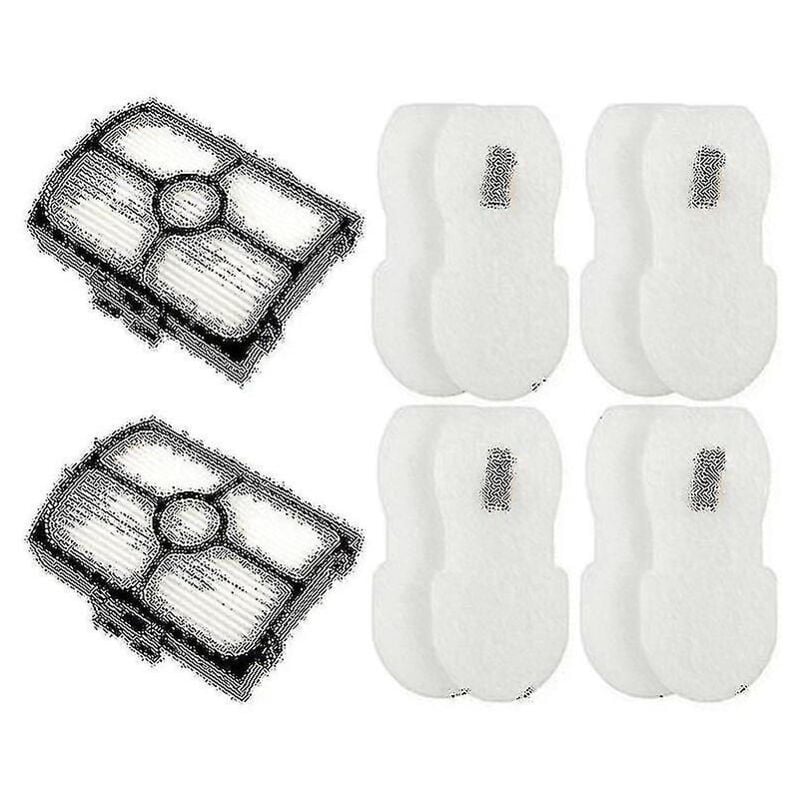 Kit de filtre de remplacement pour aspirateur balai filaire Stratos Ultralight Duoclean Powerfins Hz3000 Hz3002