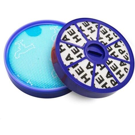 Kit de filtre HEPA lavable Compatible avec aspirateur pour Dyson DC19 DC20 DC21 DC29