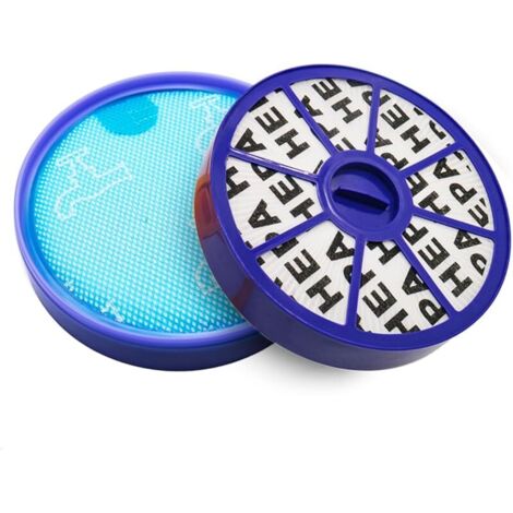 Kit de filtre HEPA lavable compatible avec les aspirateurs Dyson DC19, DC20, DC21 et DC29 - Pièces de rechange pour filtres moteur