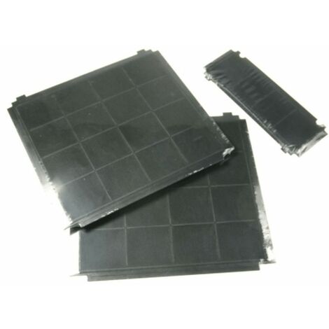 vhbw 4x Filtres à charbon actif compatible avec Siemens EX877LA70, EX877LX67E, EX877NX68E, EX807NX68E, EX875LX57E, EX875LX67E hotte aspirante
