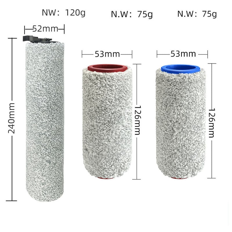 Bluedeer - Kit de filtres de brosse principale de rouleau for Xiaomi for Roborock Dyad accessoires de remplacement d'aspirateur intelligent sec