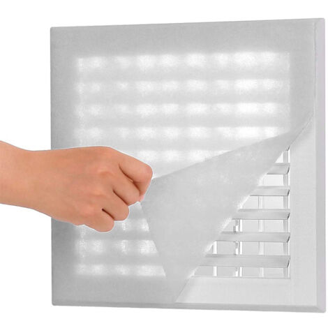 Kit de filtres de ventilation pour prises d'air chaud et grilles de climatisation avec filtres à air en coton à filtration électrostatique