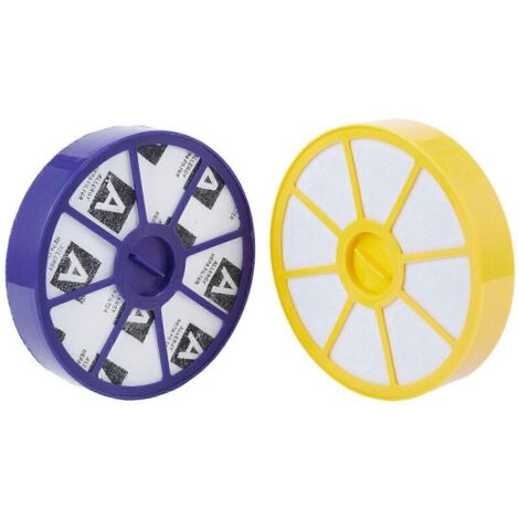 Kit de filtres HEPA pré- et post-filtre Dyson DC05/DC08/DC15/DC19/DC20/DC21, ensemble de remplacement complet comprenant le pré-filtre, le post-filtre et les filtres supérieur et inférieur.
