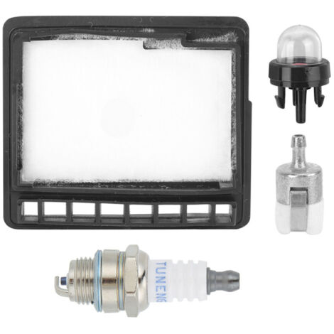 Kit de filtro de aire, bujía y bombilla de cebado para motosierras Echo CS3000, CS-3450 y CS340.