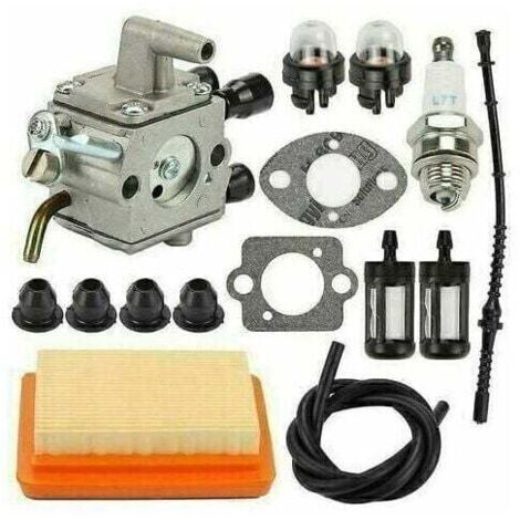 Kit de filtro de aire para carburador para Stihl FS120 FS200 FS250 FS300 FS350