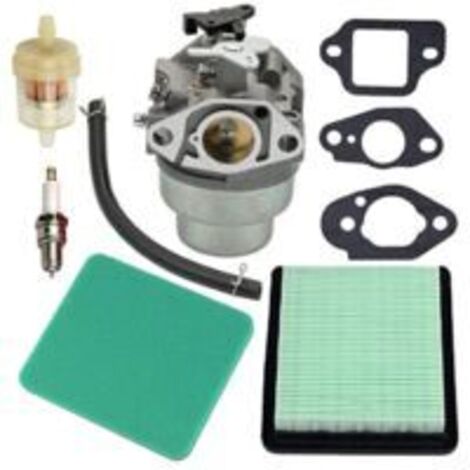 Kit de filtro de aire y combustible para carburador con junta de bujía para Honda GCV160