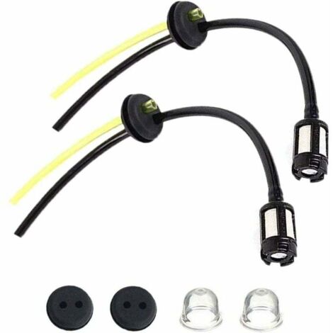 Kit de filtro de combustible universal con tubo de sellado para cortasetos, desbrozadora y podadora.