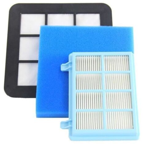 Kit de filtros de espuma lavables para aspiradoras Philips Power Pro Compact FC9331/09, FC9332/09, FC8010/01, FC8010