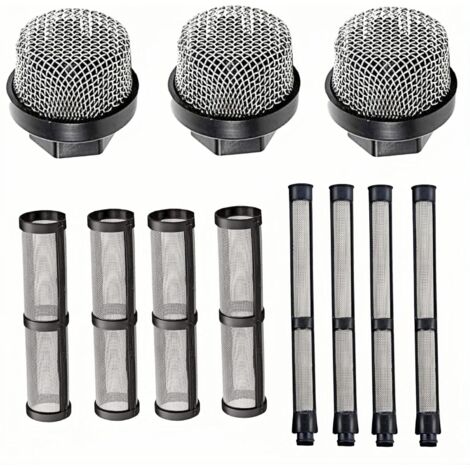 Kit de filtros para pulverizadores Graco 390, 395, 490, 495, 595 y 3400: 3 tipos de pajita, bomba de pulverización, filtro interno y filtro de pistola.
