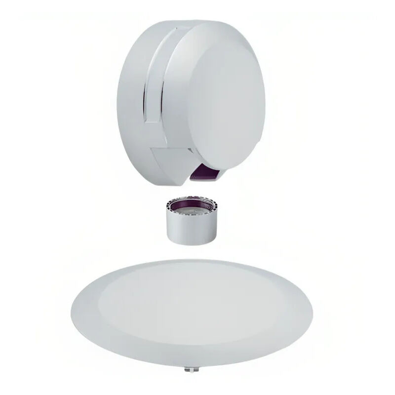 Commande arrivée d'eau et capot de bonde Geberit pour vidage baignoire, chromé brillant