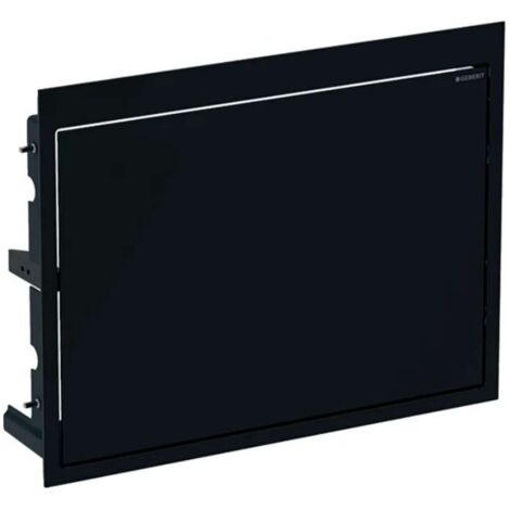 Kit de finition lavabo Geberit ONE au design aérien Noir foncé RAL 9005 - GEBERIT 115.420.DW.1