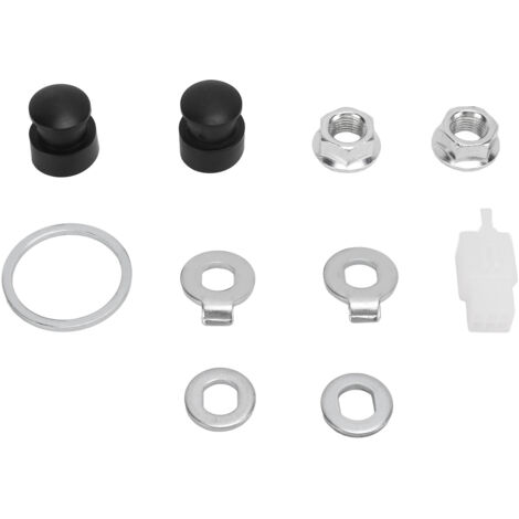 Kit de fixation 12mm pour moteur de moyeu vélo, boulons et rondelles acier pour assemblage bicyclette.