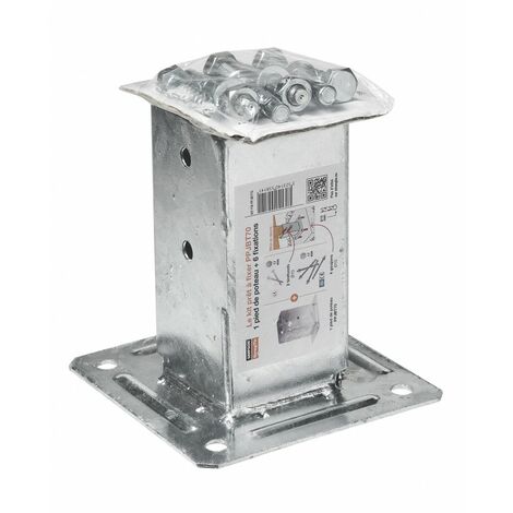 Pied de poteau jardin - KIT FIX PPJBT 71x150mm