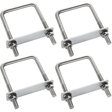 Kit de fixation en 4 pièces, boulon en U, fixation pour coffre de toit, Du
