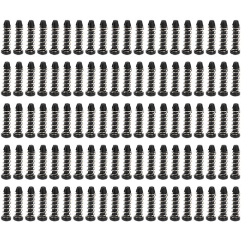 Kit de fixation en plastique pour radiateur - 100 pièces, 18,6 mm