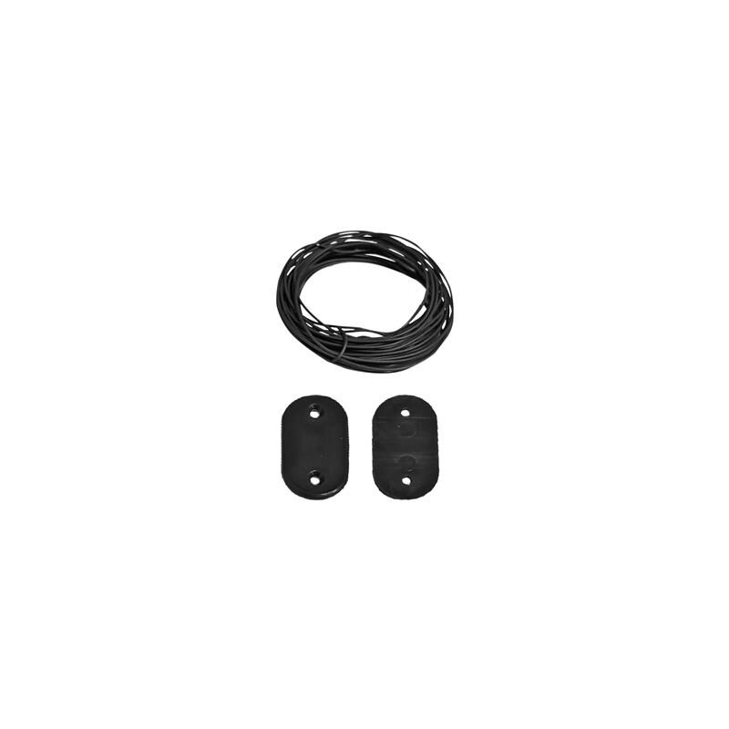 Kit De Fixation Gris Pour Brise-Vue Lot De 30 + 4 m De Fil