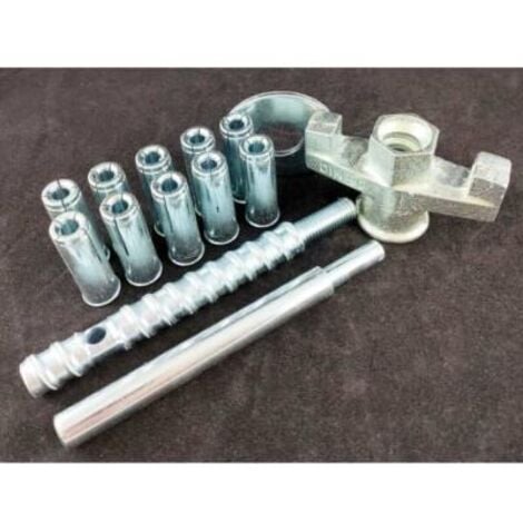 HOLZINGER Kit de fixation murale pour carotteuse avec 12 chevilles