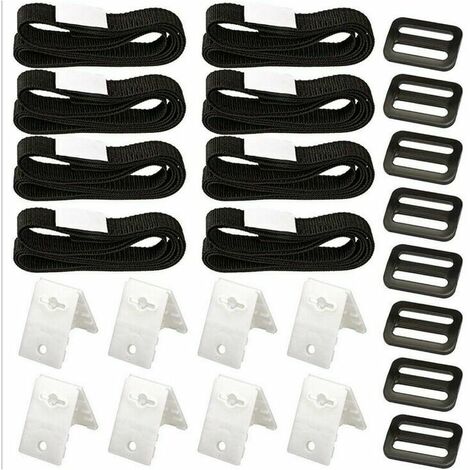 -Kit de Fixation pour bâche Solaire de Piscine, kit de Sangles de Couverture Solaire