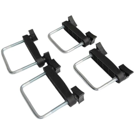 Kit de fixation pour barres de toit de voiture avec boucles et boulons en U - Conforme à la photo -