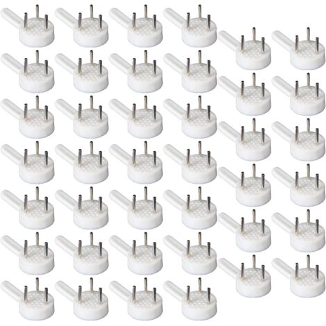 Kit de fixation pour cadres et photos, comprenant 40 crochets sans clous pour murs en béton.-AquaForge