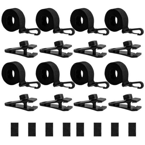 Kit de fixation pour enrouleur de couverture solaire de piscine (24 pièces), kit de sangles pour couverture solaire