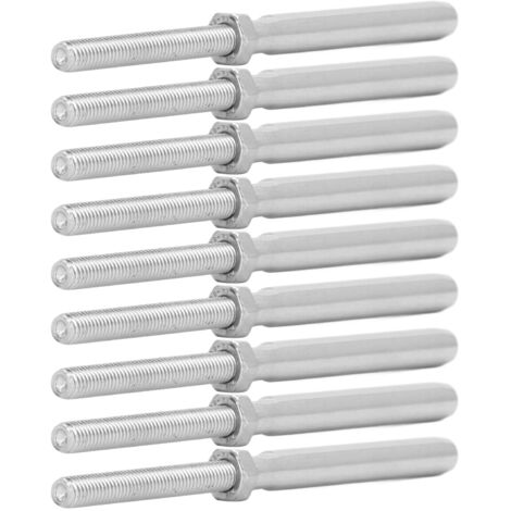 Kit de fixation pour garde-corps en acier inoxydable, 10 vis M10 avec diamètre 5mm - Matériel de construction