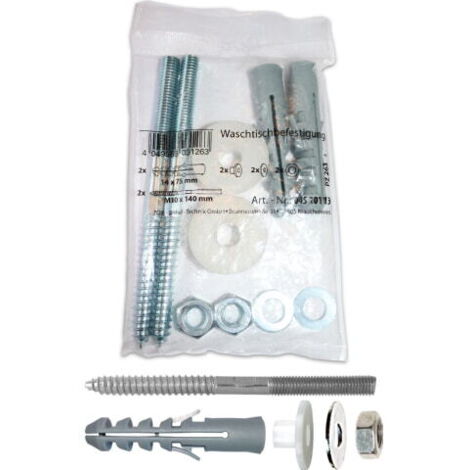 Kit de fixation pour lavabo Tox
