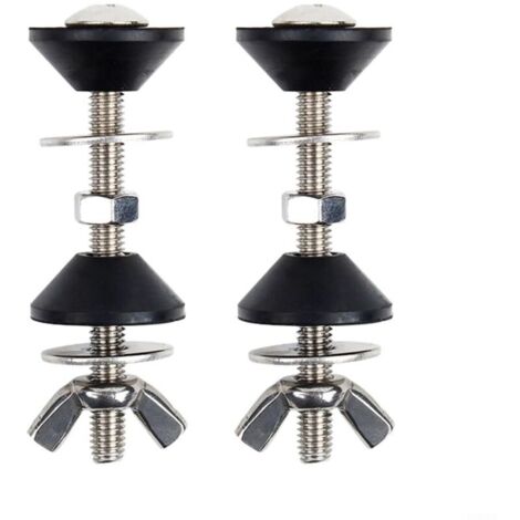 Kit de Fixation pour Réservoir Toilette   Boulons en Laiton Massif pour WC, Installation Facile