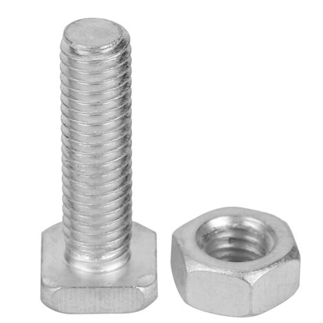 Kit de Fixation pour Serre [Lot de 20] Boulons M6x22 et Écrous M6 Aluminium Accessoire de Remplacement