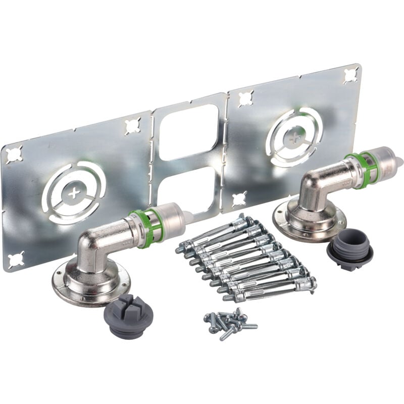 Kit de fixation pour robinetterie sanitaire sur plaque de plâtre pour tubes multicouche à sertir - 16x2-1/2 - 7778W1612-2 - Comap