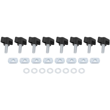 Kit de fixation rapide pour toit rigide avec écrou à vis pour Jeep Wrangler YJ TJ JK M8 25 mm 9516