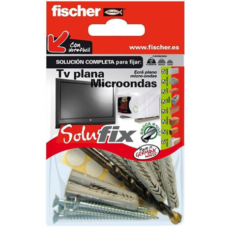 Kit de fixation TV plat/micro-ondes Solufix