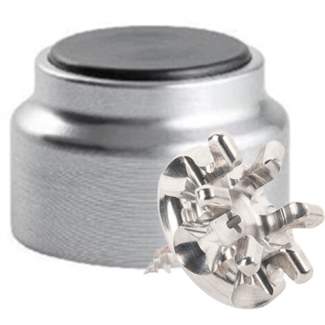 Kit de Fixation : Vis placo Longueur 16 mm Alu + Support métal Noir - L'Attachante