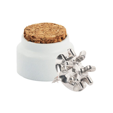 Kit de Fixation : Vis placo Longueur 20 mm Alu et butée de porte Blanc - L'Attachante