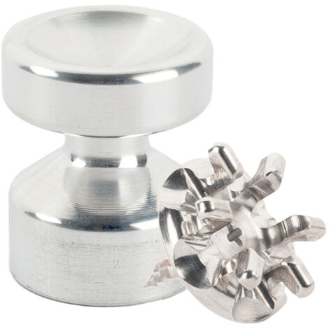 Kit de Fixation : Vis placo Longueur 20 mm Alu + Petite Patère concave Alu - L'Attachante