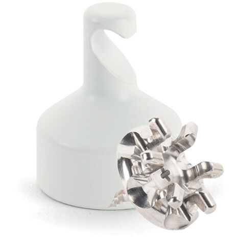Kit de Fixation : Vis placo Longueur 20 mm Alu + Suspension crochet Blanc - L'Attachante