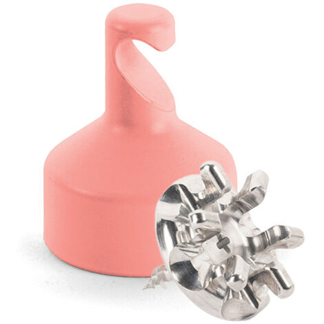 Kit de Fixation : Vis placo Longueur 20 mm Alu + Suspension crochet Flamant rose - L'Attachante