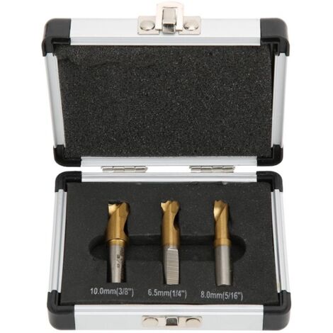 Kit de forets à souder par points HSS CO Cobalt accessoires de coupe 1/4 pouces 5/16 pouces 3/8 pouces 3 pièces