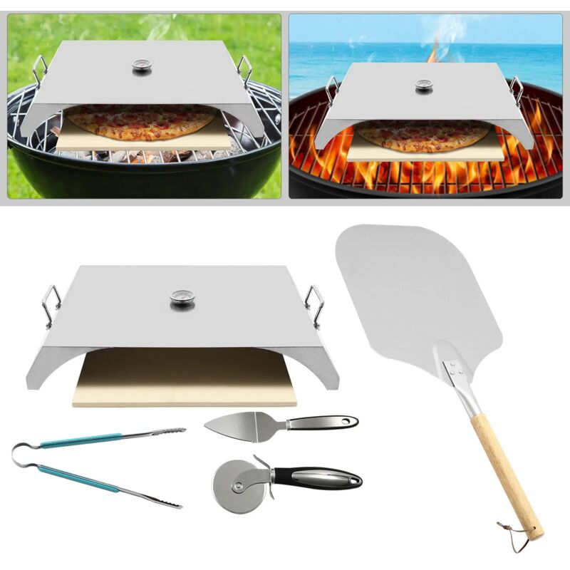 Kit de four à pizza, four à pizza ouvert, four à pizza extérieur pour barbecue
