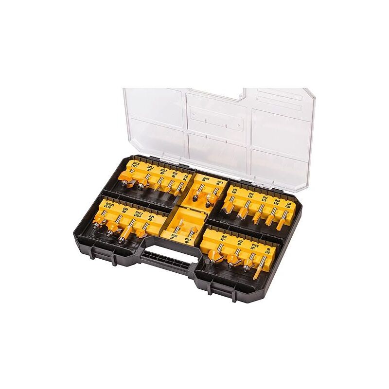 Dewalt - Kit de fraiseuse 22 pieces pour 80 835 67